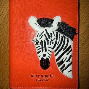 Kate Spade New York Safari zebra Passport Holder